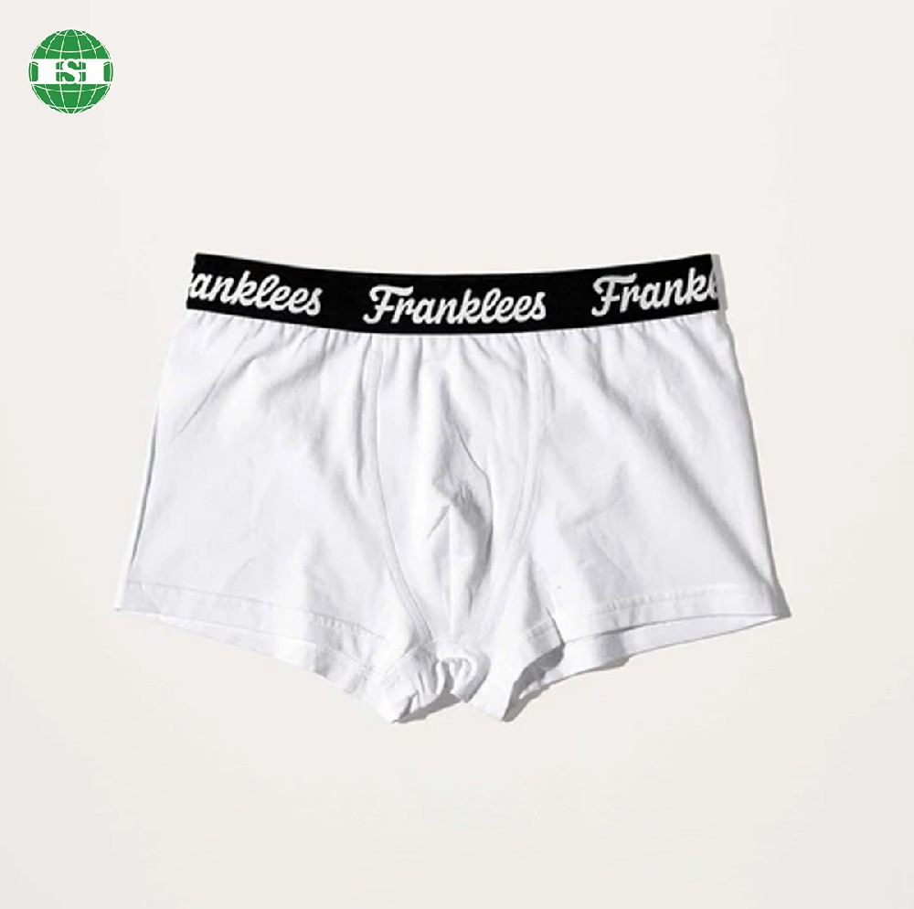 Customized logo men's bamboo underwear trunks