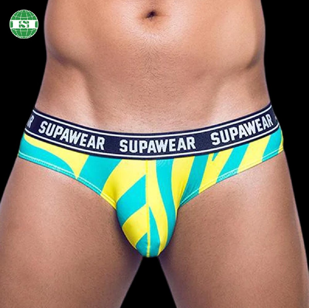 Graphic all over print men's sexy briefs underwear custom made with your own design