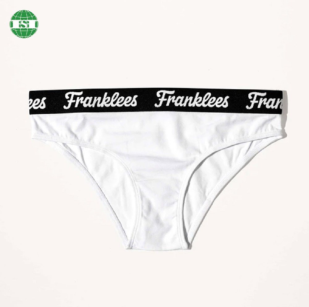 White modal spandex women's panties underwear briefs full customization