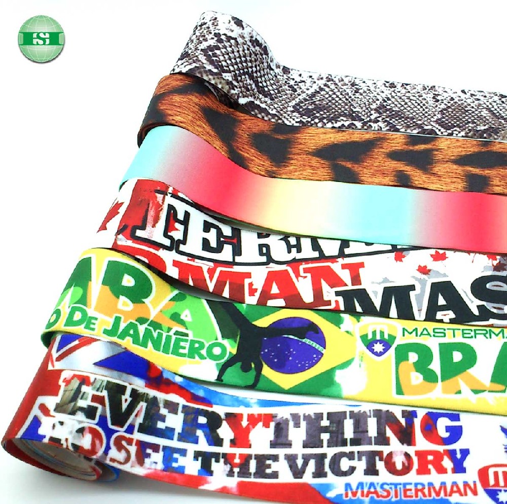 Sublimation elastic tape customized with your own design