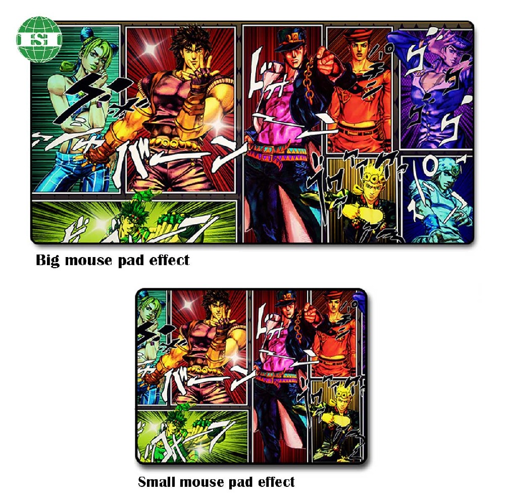 Anmie design print mouse pads giant gaming mats jumbo desk mat customized with your own design