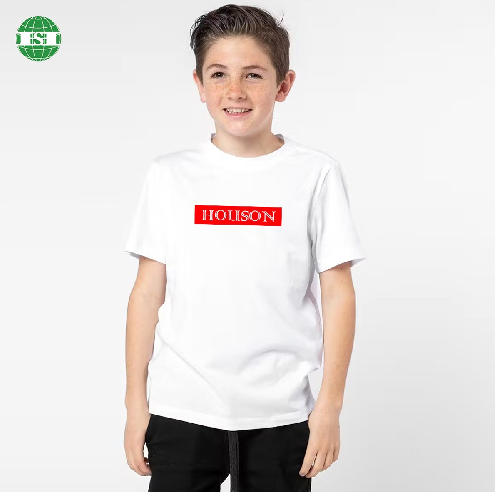 Customised logo 100% cotton T-shirts for childrens