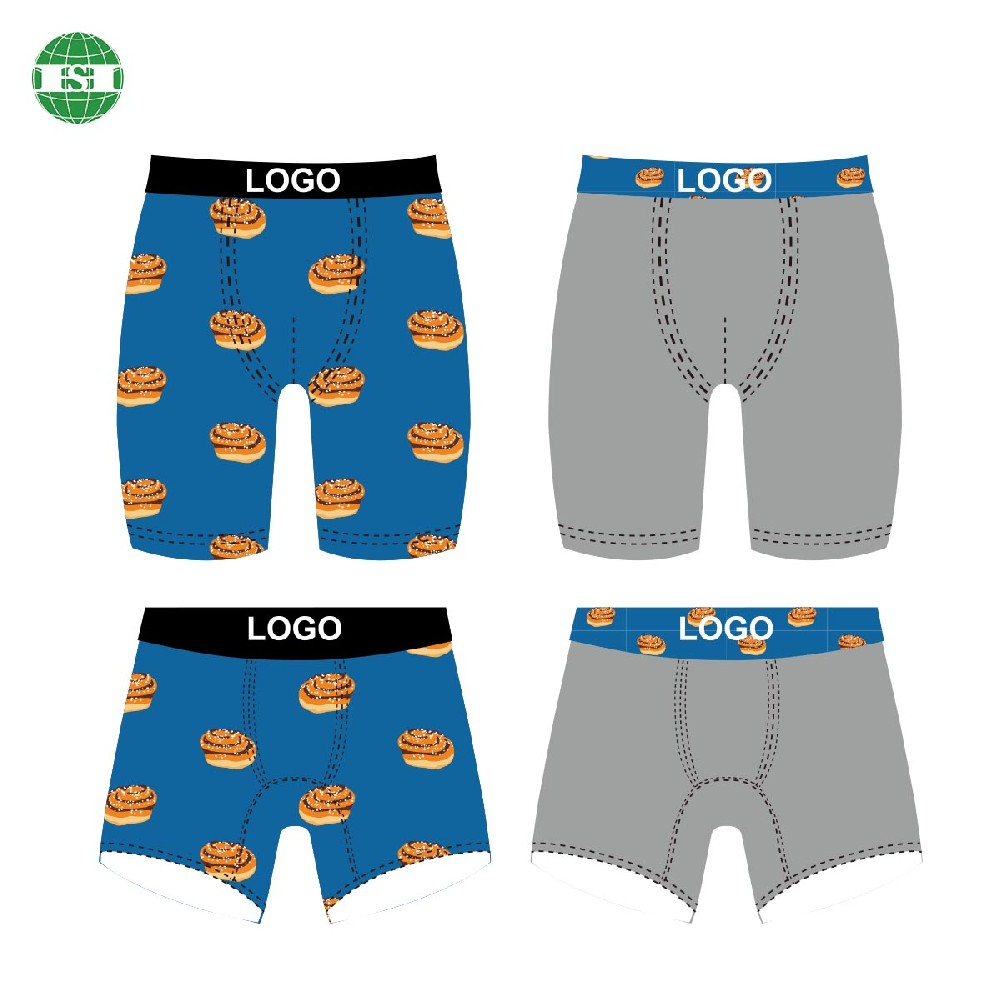 Custom breads design print underwear boxer briefs and trunks